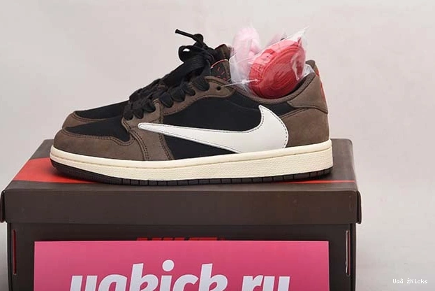 AIR TRAVIS AllSeason CQ4277- MOCHA 7531 JORDAN LOW 1 SCOTT DARK 262 0812